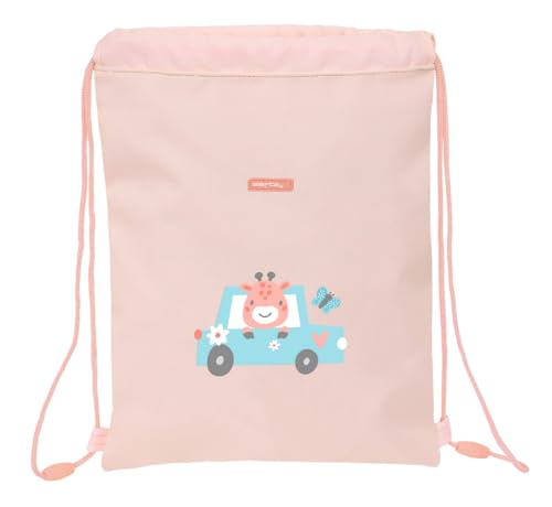 Safta Preescolar Jirafa Rucksack, flach, für Kinder, ideal für Kinder verschiedener Altersgruppen, bequem und vielseitig, Qualität und Widerstandsfähigkeit, 26 x 34 cm, korallenrot, M, Casual Safta Preescolar Jirafa Rucksack, flach, für Kinder, ideal für Kinder verschiedener Altersgruppen, bequem und vielseitig, Qualität und Widerstandsfähigkeit, 26 x 34 cm, korallenrot, M, Casual von safta