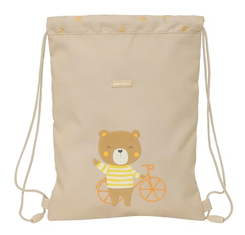 Safta Preescolar OSITO Kinder-Rucksack, flach, leicht zu reinigen, ideal für Kinder verschiedener Altersgruppen, bequem und vielseitig, Qualität und Widerstandsfähigkeit, 26 x 1 x 34 cm, Beige, beige, Safta Preescolar OSITO Kinder-Rucksack, flach, leicht zu reinigen, ideal für Kinder verschiedener Altersgruppen, bequem und vielseitig, Qualität und Widerstandsfähigkeit, 26 x 1 x 34 cm, Beige, beige, von safta
