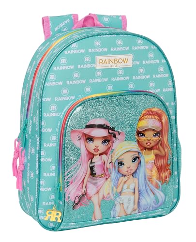 Safta M609 Monster High Kinderrucksack, ideal für Kinder verschiedener Altersgruppen, bequem und vielseitig, Qualität und Widerstandsfähigkeit, 28 x 10 x 34 cm, Unisex Kinder (1 Stück), Blau/Türkis, Safta M609 Monster High Kinderrucksack, ideal für Kinder verschiedener Altersgruppen, bequem und vielseitig, Qualität und Widerstandsfähigkeit, 28 x 10 x 34 cm, Unisex Kinder (1 Stück), Blau/Türkis, von safta