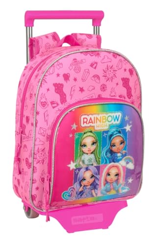 Safta RAINBOW HIGH SHINE Kinderrucksack mit Trolley 705, ideal für Kinder verschiedener Altersgruppen, bequem und vielseitig, Qualität und Widerstandsfähigkeit, 28 x 10 x 34 cm, bunt, M, Casual Safta RAINBOW HIGH SHINE Kinderrucksack mit Trolley 705, ideal für Kinder verschiedener Altersgruppen, bequem und vielseitig, Qualität und Widerstandsfähigkeit, 28 x 10 x 34 cm, bunt, M, Casual von safta