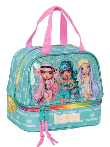 Safta Rainbow High Paradise Lunchbox, hochwertige Qualität und maximale Beständigkeit, für Essen, Erholung, Snack und Frühstück, 20 x 15 x 20 cm, Türkis, Blau/Türkis, Estándar, Casual Safta Rainbow High Paradise Lunchbox, hochwertige Qualität und maximale Beständigkeit, für Essen, Erholung, Snack und Frühstück, 20 x 15 x 20 cm, Türkis, Blau/Türkis, Estándar, Casual von safta