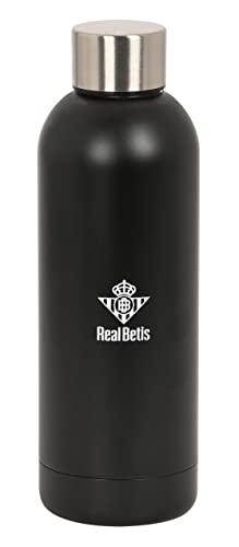 Safta Real Betis Balompie Thermosflasche, Wasserflasche, Edelstahl, doppelte Isolierung, 6 Stunden Heißgetränk und 12 Stunden Kaltgetränk, 500 ml, Schwarz, Schwarz, Estándar, Lässig Safta Real Betis Balompie Thermosflasche, Wasserflasche, Edelstahl, doppelte Isolierung, 6 Stunden Heißgetränk und 12 Stunden Kaltgetränk, 500 ml, Schwarz, Schwarz, Estándar, Lässig von safta