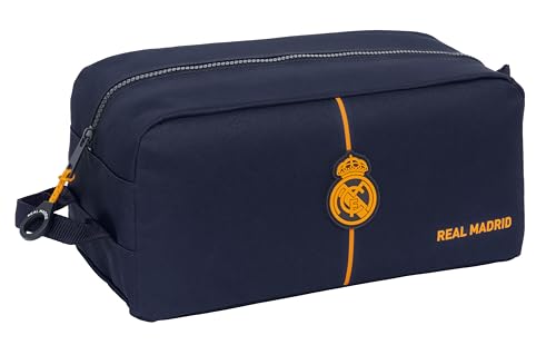 Safta Real Madrid 2. Mannschaft 24/25 - Mittelgroßer Schuhschrank, Mehrzweck, Sport, außerschulisch, Fußball, bequem und vielseitig, 34 x 18 x 15 cm, Marineblau, Marineblau, Estándar, Lässig Safta Real Madrid 2. Mannschaft 24/25 - Mittelgroßer Schuhschrank, Mehrzweck, Sport, außerschulisch, Fußball, bequem und vielseitig, 34 x 18 x 15 cm, Marineblau, Marineblau, Estándar, Lässig von safta