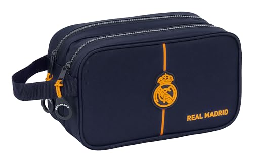 Safta Real Madrid 2. Team 24/25 Kulturbeutel für Kinder, groß, Kulturbeutel für Kinder, anpassbar an den Wagen, ideal für Kinder von 5 bis 14 Jahren, bequem und vielseitig, 26 x 12,5 x 15 cm, Safta Real Madrid 2. Team 24/25 Kulturbeutel für Kinder, groß, Kulturbeutel für Kinder, anpassbar an den Wagen, ideal für Kinder von 5 bis 14 Jahren, bequem und vielseitig, 26 x 12,5 x 15 cm, von safta
