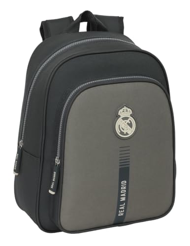 Safta Real Madrid 3. Team 24/25 Schulrucksack für Kinder, ideal für Kinder verschiedener Altersgruppen, bequem und vielseitig, Qualität und Widerstandsfähigkeit, 27 x 10 x 33 cm, grau, M, Casual Safta Real Madrid 3. Team 24/25 Schulrucksack für Kinder, ideal für Kinder verschiedener Altersgruppen, bequem und vielseitig, Qualität und Widerstandsfähigkeit, 27 x 10 x 33 cm, grau, M, Casual von safta