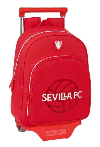 Safta Sevilla FC Kinderrucksack mit Trolley 705, ideal für Kinder verschiedener Altersgruppen, bequem und vielseitig, Qualität und Widerstandsfähigkeit, 28 x 10 x 34 cm, Rot, rot, Estándar, Casual Safta Sevilla FC Kinderrucksack mit Trolley 705, ideal für Kinder verschiedener Altersgruppen, bequem und vielseitig, Qualität und Widerstandsfähigkeit, 28 x 10 x 34 cm, Rot, rot, Estándar, Casual von safta