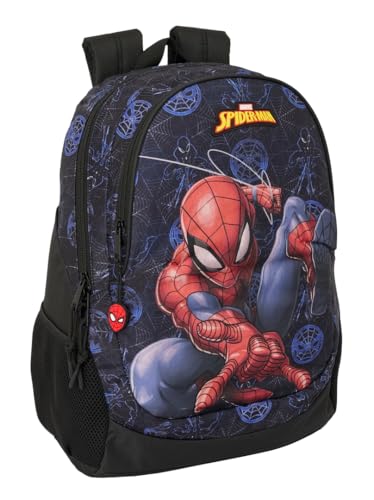 safta Spiderman Attack Schulrucksack für Kinder, ideal für Kinder verschiedener Altersgruppen, bequem und vielseitig, Qualität und Widerstandsfähigkeit, 32 x 16 x 44 cm, Schwarz, M, Casual safta Spiderman Attack Schulrucksack für Kinder, ideal für Kinder verschiedener Altersgruppen, bequem und vielseitig, Qualität und Widerstandsfähigkeit, 32 x 16 x 44 cm, Schwarz, M, Casual von safta