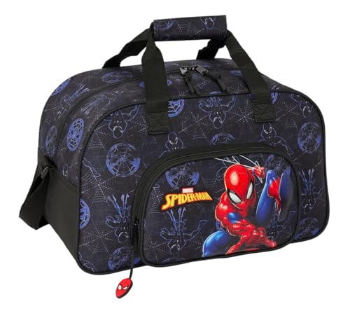 Safta Spiderman Attack - Sporttasche, Rucksack, ideal für Kinder verschiedener Altersgruppen, bequem und vielseitig, Qualität und Widerstandsfähigkeit, 40 x 23 x 24 cm, Schwarz, M, Lässig Safta Spiderman Attack - Sporttasche, Rucksack, ideal für Kinder verschiedener Altersgruppen, bequem und vielseitig, Qualität und Widerstandsfähigkeit, 40 x 23 x 24 cm, Schwarz, M, Lässig von safta