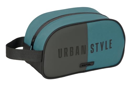 Safta URBAN STYLE Kulturtasche für Kinder, mittelgroß, mit Griff, Kinder-Kulturbeutel, anpassbar an den Wagen, einfache Reinigung, bequem und vielseitig, Qualität und Widerstandsfähigkeit, 26 x 12 x Safta URBAN STYLE Kulturtasche für Kinder, mittelgroß, mit Griff, Kinder-Kulturbeutel, anpassbar an den Wagen, einfache Reinigung, bequem und vielseitig, Qualität und Widerstandsfähigkeit, 26 x 12 x von safta