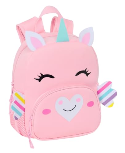 Safta Unicornio Rucksack, Neopren, Kinderrucksack, ideal für Kinder verschiedener Altersgruppen, bequem und vielseitig, 20 x 9 x 25 cm, Rosa, M, Casual Safta Unicornio Rucksack, Neopren, Kinderrucksack, ideal für Kinder verschiedener Altersgruppen, bequem und vielseitig, 20 x 9 x 25 cm, Rosa, M, Casual von safta
