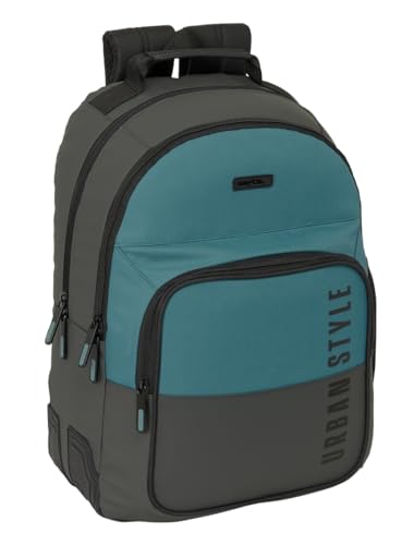 Safta Urban Style Schulrucksack für Kinder, ideal für Kinder verschiedener Altersgruppen, bequem und vielseitig, Qualität und Widerstandsfähigkeit, 32 x 15 x 42 cm, grau/blau, M, Casual Safta Urban Style Schulrucksack für Kinder, ideal für Kinder verschiedener Altersgruppen, bequem und vielseitig, Qualität und Widerstandsfähigkeit, 32 x 15 x 42 cm, grau/blau, M, Casual von safta