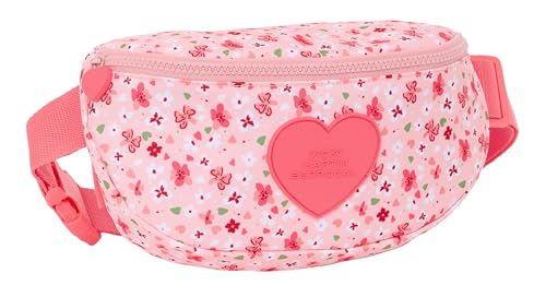 Safta VMB IN Bloom Gürteltasche für Kinder, ideal für Jugendliche und Kinder verschiedener Altersgruppen, bequem und vielseitig, Qualität und Widerstandsfähigkeit, 23 x 9 x 14 cm, Rosa, Rosa, Safta VMB IN Bloom Gürteltasche für Kinder, ideal für Jugendliche und Kinder verschiedener Altersgruppen, bequem und vielseitig, Qualität und Widerstandsfähigkeit, 23 x 9 x 14 cm, Rosa, Rosa, von safta