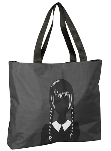 Safta WEDNESDAY Shopping-Tasche, Damen, Shopping-Tasche, bequem und vielseitig, Qualität und Widerstandsfähigkeit, 50 x 10 x 45 cm, Schwarz, Schwarz, Estándar, Lässig Safta WEDNESDAY Shopping-Tasche, Damen, Shopping-Tasche, bequem und vielseitig, Qualität und Widerstandsfähigkeit, 50 x 10 x 45 cm, Schwarz, Schwarz, Estándar, Lässig von safta