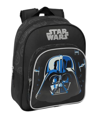 Star Wars Rebellion Schulrucksack für Kinder, ideal für Kinder verschiedener Altersgruppen, bequem und vielseitig, Qualität und Widerstandsfähigkeit, 27 x 10 x 33 cm, Schwarz, M, Casual Star Wars Rebellion Schulrucksack für Kinder, ideal für Kinder verschiedener Altersgruppen, bequem und vielseitig, Qualität und Widerstandsfähigkeit, 27 x 10 x 33 cm, Schwarz, M, Casual von safta