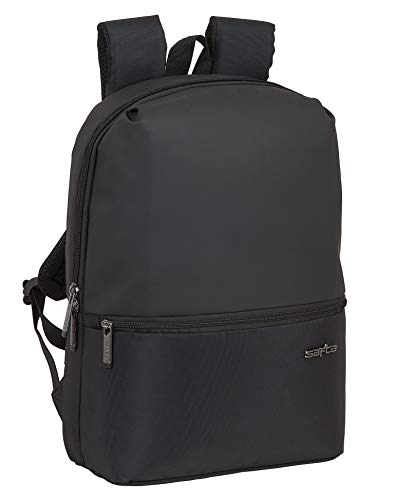 SAFTA Rucksack für Laptop 14,1 Zoll mit Tasche für Tablet Business, 280 x 130 x 400 mm von safta