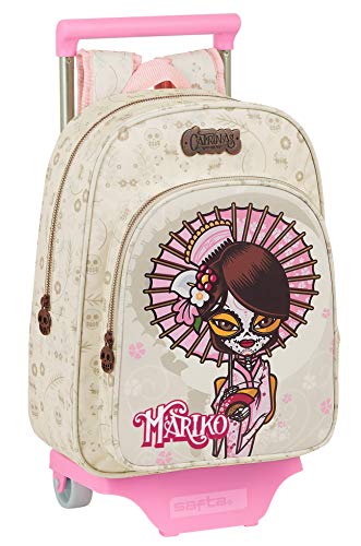 Safta Catrinas Kelly, Elsa und Mariko, Creme/Rosa Stab, M, Rucksack 185 Safta Catrinas Kelly, Elsa und Mariko, Creme/Rosa Stab, M, Rucksack 185 von safta