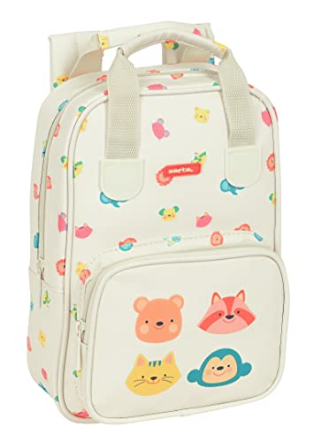 Safta Kinderrucksack mit Griffen, leicht zu reinigen, Preschool Coppitas, cremefarben, Estándar, Casual Safta Kinderrucksack mit Griffen, leicht zu reinigen, Preschool Coppitas, cremefarben, Estándar, Casual von safta