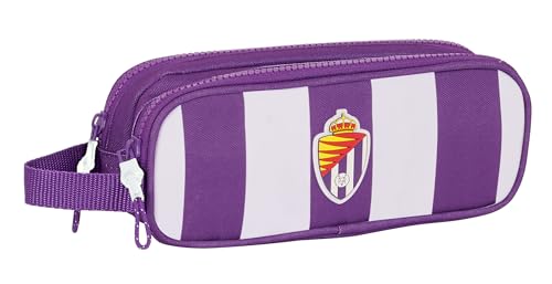 SAFTA REAL VALLADOLID - Kinder Doppel Federmäppchen Kinder Federtasche Ideal für Schulalter, Bequem und Vielseitig, Qualität und Widerstandsfähigkeit, 21 x 6 x 8 cm, Lila, Beere, Estándar, Casual SAFTA REAL VALLADOLID - Kinder Doppel Federmäppchen Kinder Federtasche Ideal für Schulalter, Bequem und Vielseitig, Qualität und Widerstandsfähigkeit, 21 x 6 x 8 cm, Lila, Beere, Estándar, Casual von safta