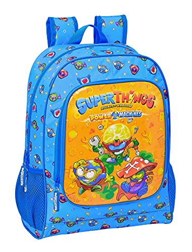 SAFTA Superthings Serie 7, Blau/Mehrfarbig, 320x140x420 mm, Rucksack 522 von safta