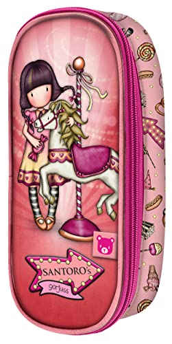 safta Unisex Kinder 10x23x6cm Mäppchen mit Reißverschluss Gorjuss Fairground Carousel 10 x 23 x 6 cm, bunt, Einheitsgröße safta Unisex Kinder 10x23x6cm Mäppchen mit Reißverschluss Gorjuss Fairground Carousel 10 x 23 x 6 cm, bunt, Einheitsgröße von Santoro