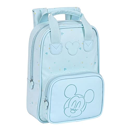 safta Unisex Kinder Artikel Kinderrucksack mit Griffen Mickey Mouse Baby, bunt, Medium von safta