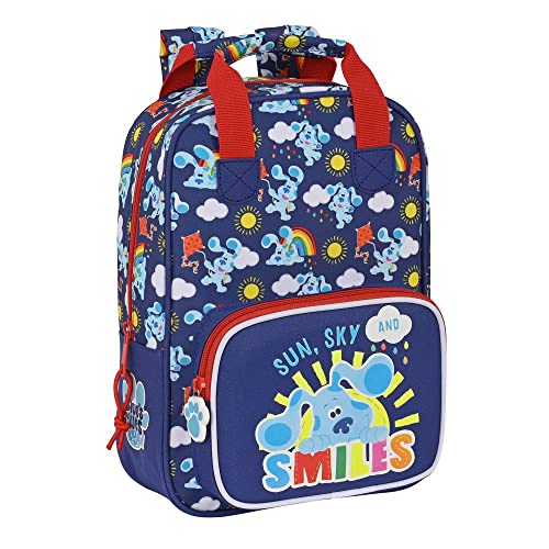 safta Unisex Kinder Artikel Kinderrucksack mit Griffen von Blues Clues, bunt, Medium von safta