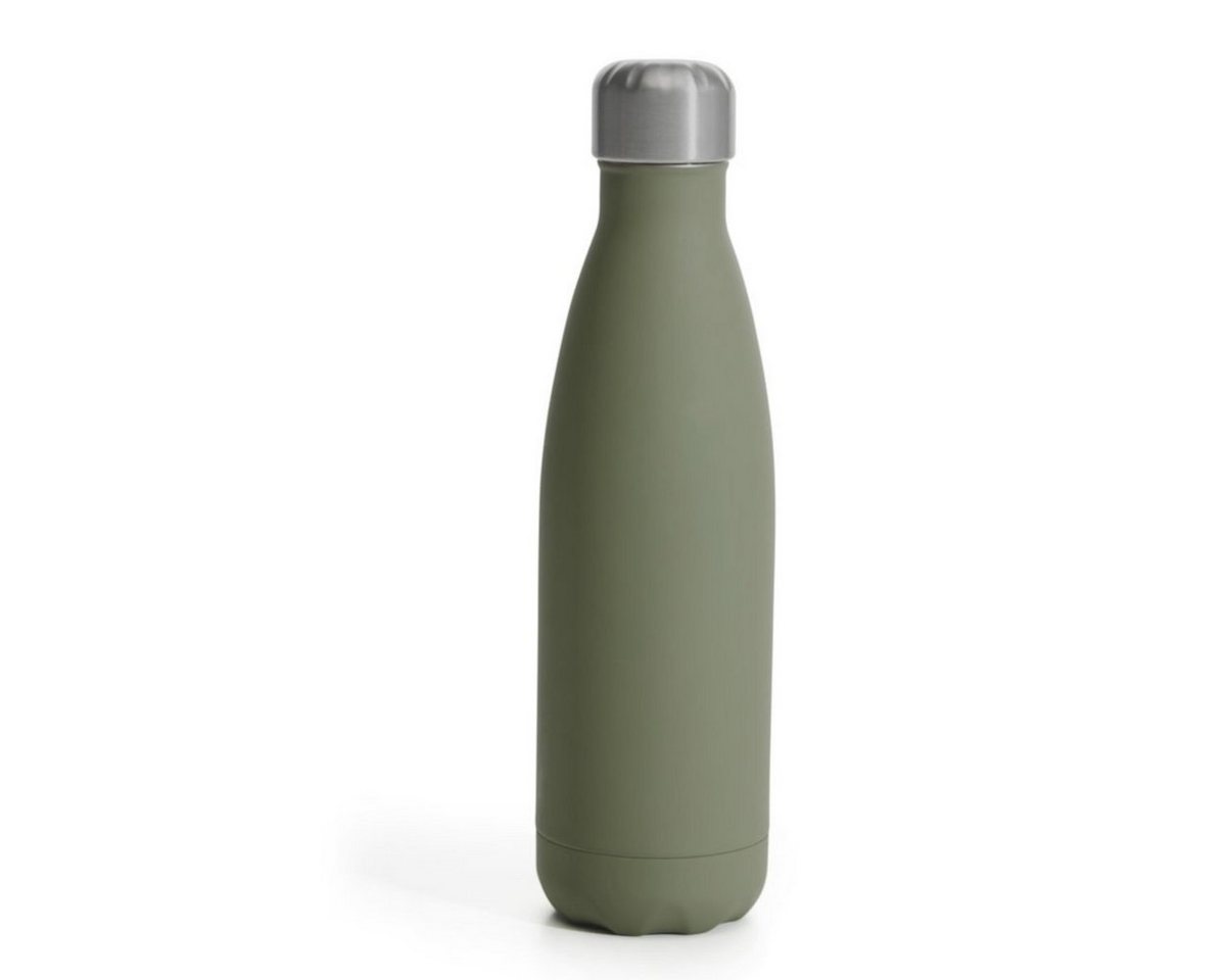sagaform Trinkflasche Trinkflasche 0.5 l, olivgrün gummiert sagaform Trinkflasche Trinkflasche 0.5 l, olivgrün gummiert von sagaform