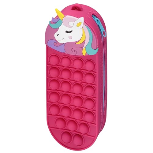 sarcia.eu Einhorn-Silikon-Federmäppchen für Mädchen, mit Reißverschluss, Pop it 8x21x4cm sarcia.eu Einhorn-Silikon-Federmäppchen für Mädchen, mit Reißverschluss, Pop it 8x21x4cm von sarcia.eu