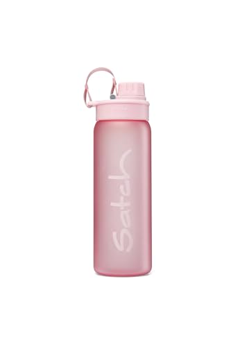 satch Sport Trinkflasche BPA frei 650 ml, Auslaufsicher und Kohlensäure geeignet, für Sport- und Erfrischungsgetränke Rosa von satch