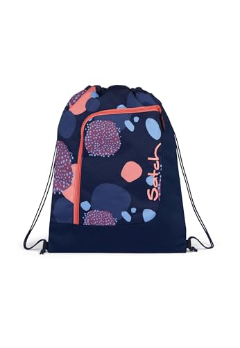 satch Sportbeutel Turnbeutel für Mädchen und Jungen mit Reißverschlussfach, 12 Liter, Rucksack fixierbar satch Sportbeutel Turnbeutel für Mädchen und Jungen mit Reißverschlussfach, 12 Liter, Rucksack fixierbar von satch
