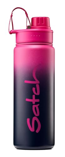 satch Trinkflasche aus Edelstahl BPA-frei 0,5l, Auslaufsicher und Kohlensäure geeignet, für Heiße und Kalte Getränke Pink Graffiti - Pink satch Trinkflasche aus Edelstahl BPA-frei 0,5l, Auslaufsicher und Kohlensäure geeignet, für Heiße und Kalte Getränke Pink Graffiti - Pink von satch