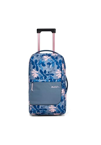 satch flow S Trolley Koffer Handgepäck 35 l 54x32x23 cm oder Koffer groß 55 l 65x37x29 cm, inkl. Wäschebeutel, Reisegepäck Summer Soul - Blau satch flow S Trolley Koffer Handgepäck 35 l 54x32x23 cm oder Koffer groß 55 l 65x37x29 cm, inkl. Wäschebeutel, Reisegepäck Summer Soul - Blau von satch