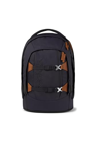 satch pack Schulrucksack Schulrucksack ab 5. Klasse ergonomisch 30L Stauraum standfest Organisationstalent Nordic Grey - Grau von satch