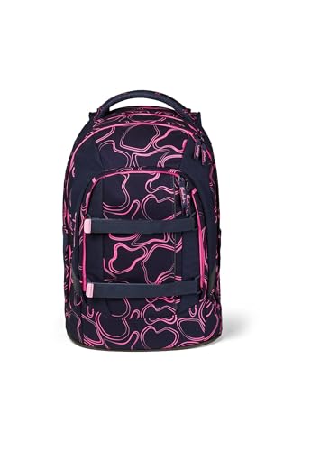 satch pack Schulrucksack ab 5. Klasse ergonomisch 30L Stauraum standfest Organisationstalent Pink Supreme - Pink von satch