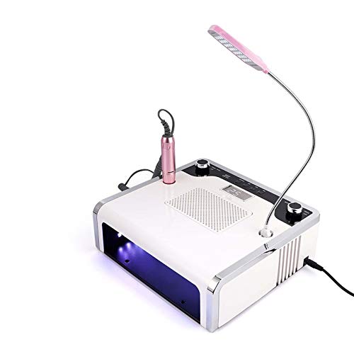 scosao Profi Nagel Staubsauger 108W, Nagelfräser für Elektrische Nägel mit 30000 U/min Maniküre Stift, Nageltrockner, LED Lampe, 4 in 1 Nagel Staubabsaugung Tischabsaugung Nageltisch für Maniküre scosao Profi Nagel Staubsauger 108W, Nagelfräser für Elektrische Nägel mit 30000 U/min Maniküre Stift, Nageltrockner, LED Lampe, 4 in 1 Nagel Staubabsaugung Tischabsaugung Nageltisch für Maniküre von scosao
