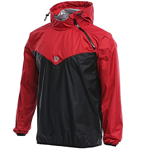 scosao Sauna Jacke Herren Schwitzanzug Trainingsanzug Fitness Anzug Body Shaper für Sport Workout Kapuzenanzug Sportkleidung für Gymnastik Boxen Schlankheitsübungen Gewichtheben,Red,M scosao Sauna Jacke Herren Schwitzanzug Trainingsanzug Fitness Anzug Body Shaper für Sport Workout Kapuzenanzug Sportkleidung für Gymnastik Boxen Schlankheitsübungen Gewichtheben,Red,M von scosao