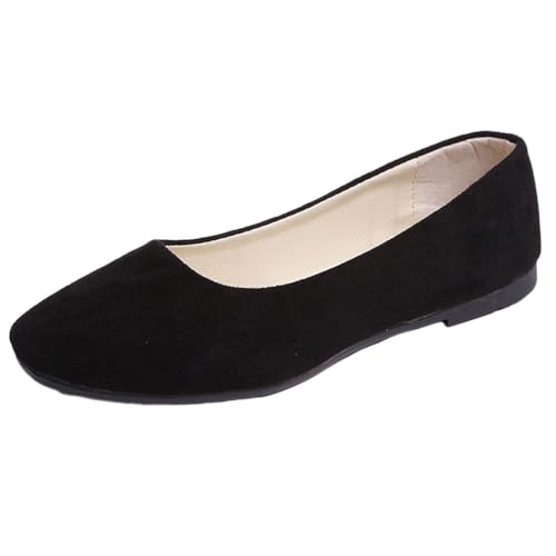 seiveini Ballerinas Damen Ballet Flat Elegant Flache Schuhe Weiches Bequeme Damen Ballerinas mit Quadratischer Zehe Schuhe Klassische Einfarbig Ballerina Flats Geschlossene A Schwarz 39 EU seiveini Ballerinas Damen Ballet Flat Elegant Flache Schuhe Weiches Bequeme Damen Ballerinas mit Quadratischer Zehe Schuhe Klassische Einfarbig Ballerina Flats Geschlossene A Schwarz 39 EU von seiveini