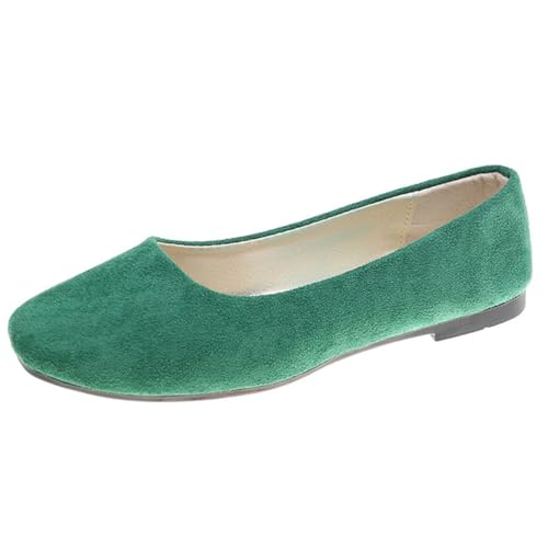 seiveini Ballerinas Damen Elegant Flache Schuhe für Damen mit Quadratischer Zehe Ballerinas Bequeme Weich Damenschuhe Vintage Einfarbig Pumps Flache OL Casual A Grün 40 EU seiveini Ballerinas Damen Elegant Flache Schuhe für Damen mit Quadratischer Zehe Ballerinas Bequeme Weich Damenschuhe Vintage Einfarbig Pumps Flache OL Casual A Grün 40 EU von seiveini