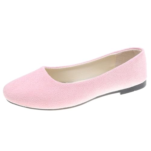 seiveini Damen Ballerina Bequeme Slip On Flach Damen Geschlossene Ballerinas Flach Freizeit Tanzschuhe Frauen Flats Halbschuhe Damen Ballerinas Elegant Flache Schuhe Retro A Hellrosa 41 EU seiveini Damen Ballerina Bequeme Slip On Flach Damen Geschlossene Ballerinas Flach Freizeit Tanzschuhe Frauen Flats Halbschuhe Damen Ballerinas Elegant Flache Schuhe Retro A Hellrosa 41 EU von seiveini