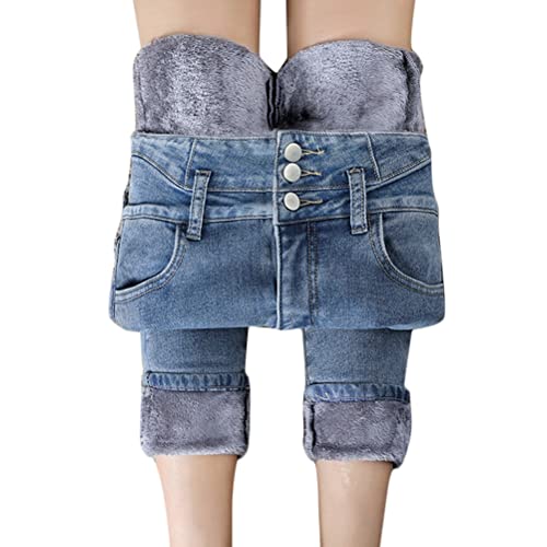 seiveini Winterjeans Warme Damen Jeans Hosen Plüsch Gefütterte Denim Hosen Stretchy Winter Jeans Damen Thermojeans Fleece Straight Hose Weitem Lang Hose D Blau 25 seiveini Winterjeans Warme Damen Jeans Hosen Plüsch Gefütterte Denim Hosen Stretchy Winter Jeans Damen Thermojeans Fleece Straight Hose Weitem Lang Hose D Blau 25 von seiveini