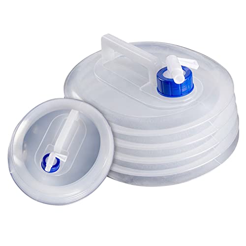 semen 5L/10L/15L Faltbarer Wasserbehälter mit Wasserhahn Tragbarer faltbarer Wassereimer Tragbarer Wasserkrug für Outdoor-Aktivitäten (15L) von semen