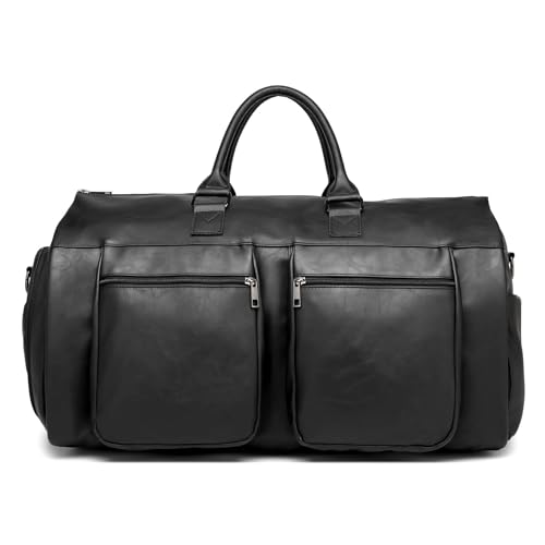 seyfocnia Umwandelbarer Reise-Kleidersack, Handgepäcktasche für Männer und Frauen, 2-in-1 Hängetasche, Anzug, Business-Reisetasche, Schwarz , Travel seyfocnia Umwandelbarer Reise-Kleidersack, Handgepäcktasche für Männer und Frauen, 2-in-1 Hängetasche, Anzug, Business-Reisetasche, Schwarz , Travel von seyfocnia