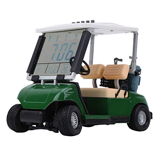 shenruifa Auto-Geschenk, Miniatur-Golfwagen-Uhr, Kunststoff-Ewiger Kalender, Geschenk, Miniatur-Golfwagen-Uhr-Zubehör von shenruifa