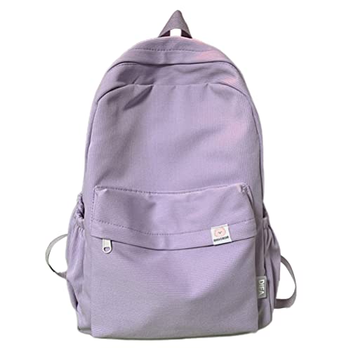 shenruifa Kawaii-, Niedlicher ästhetischer, Leicht, Großes Fassungsvermögen, Studenten-Büchertasche, Schultasche, Lässiger Tagesrucksack für Outdoor-Reisen, Camping, Picknick (4) von shenruifa