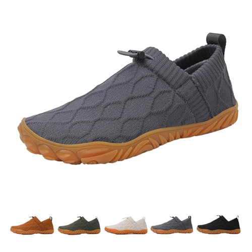 Joyoasis Wasserschuhe, Joyoasis Wasserschuhe Gestrickt, Joyoasis Wasser-Sneaker-Schuhe, Joyoasis Wasserschuhe Für Männer Und Frauen, Unisex-Wander- Und Laufschuhe Zum Barfußlaufen (Grau,EU:45) von shenyoukong