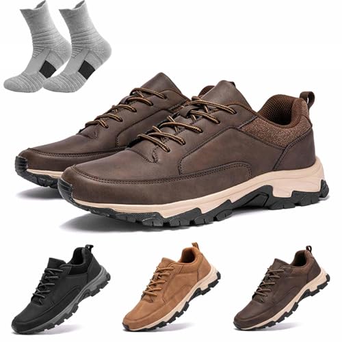 shenyoukong Bestofoot Herrenschuhe, Bestofoot Schuhe, Bestofoot Orthopädische Herren-Sneaker, Bestofoot Slipper Mit Fußgewölbeunterstützung, Atmungsaktive Leichte Und Bequeme Herrenschuhe (Braun,41) von shenyoukong