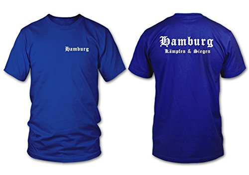 Hamburg - Kämpfen & Siegen - Fan T-Shirt - Blau - Größe M Hamburg - Kämpfen & Siegen - Fan T-Shirt - Blau - Größe M von shirtloge