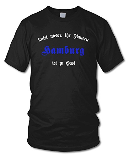 Hamburg - Kniet nieder Ihr Bauern - Fan T-Shirt - Schwarz - Größe L Hamburg - Kniet nieder Ihr Bauern - Fan T-Shirt - Schwarz - Größe L von shirtloge