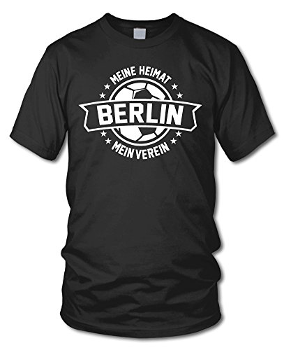 shirtloge - Berlin - Meine Heimat, Mein Verein - Fan T-Shirt - Schwarz - Größe XXL shirtloge - Berlin - Meine Heimat, Mein Verein - Fan T-Shirt - Schwarz - Größe XXL von shirtloge