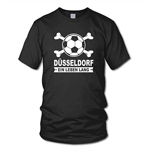 shirtloge - DÜSSELDORF - EIN Leben Lang - Fan T-Shirt - Schwarz - Größe XL shirtloge - DÜSSELDORF - EIN Leben Lang - Fan T-Shirt - Schwarz - Größe XL von shirtloge